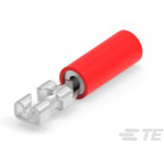 Quick Disconnect Terminal 18-22AWG Brass Red F 20.32mm Tin Box