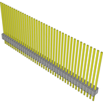 Conn Unshrouded Header HDR 40 POS 1.27mm Solder ST Top Entry Thru-Hole Tube