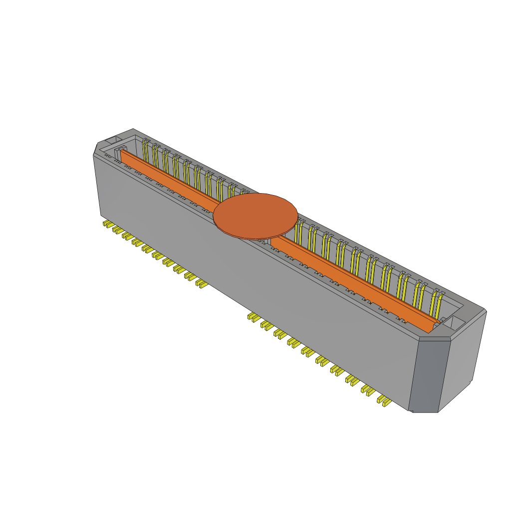Samtec-QTH-040-02-F-D-DP-A-K Steckverbinderleisten und Leiterplattenbuchsen Conn Micro High Speed Terminal Strip HDR 80 POS 0.5mm Solder ST Top Entry SMD Tray