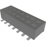 Conn Socket Strip SKT 14 POS 1.27mm Solder ST Bottom Entry SMD TIGER CLAW™ Tube