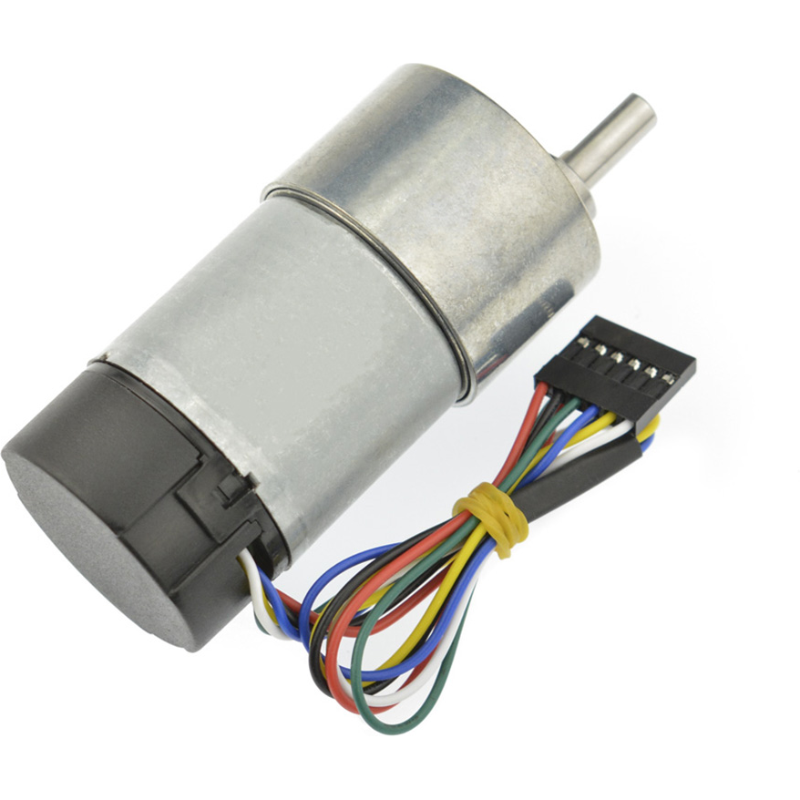 DFRobot-FIT0186 DC-Motoren ohne Bürsten 12V Metal DC Geared Motor with Encoder (43.8:1, 251RPM, 18Kg.cm)
