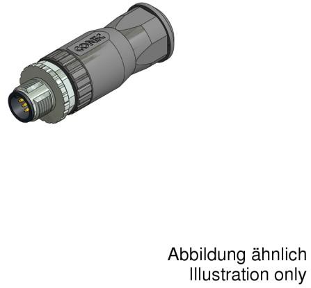 CONEC-43-00018 圆形连接器 Conn M12 Circular PIN 4 POS ST Cable Mount 4 Terminal 1 Port