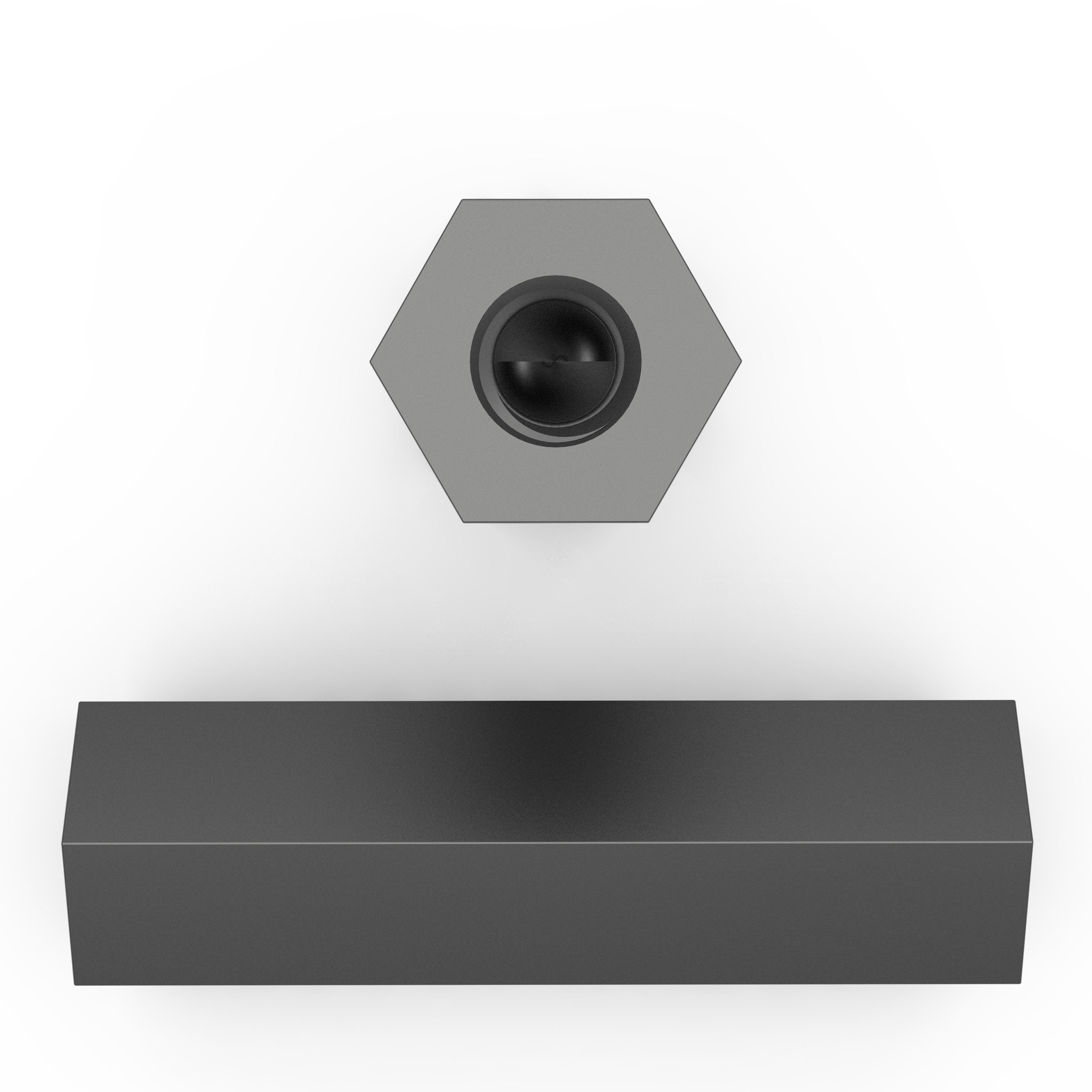 RAF Electronic Hardware-M1307-3005-N Distanzhülsen Standoff Hex F M3 X 0.5-THD 6mm-A/F Nylon Plain