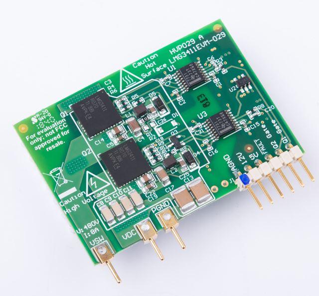 Texas Instruments-LMG3411EVM-029 Energiemanagement, Entwicklungsplatinen und -kits LMG3411R070 Gate and Power Driver Evaluation Board