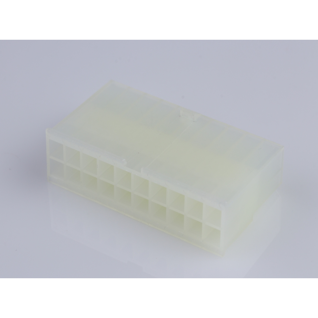 Molex-39-01-3203 Einzeladersteckverbinder, Gehäuse Conn Housing PL 20 POS 4.2mm Crimp ST Cable Mount Natural Mini-Fit Jr™ Bag