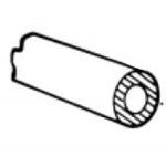 Laird Technologies-8864-0095-89 EMV-Dichtungen EMI Gaskets Conductive Elastomer O-Strip Tubing Fluoro Silicone 120dB