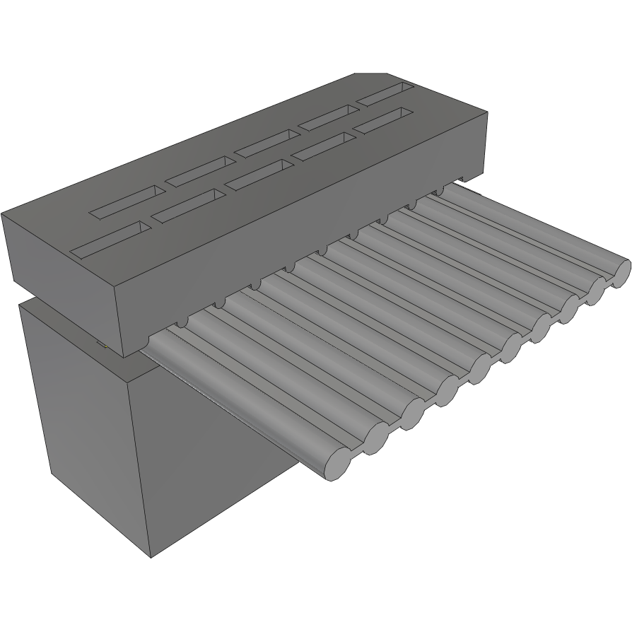 Samtec-IDSD-05-S-24.00 扁平/带状电缆组件 Cable Assembly 0.609m 28AWG 1.27mm 10 POS IDC Connector F Bulk