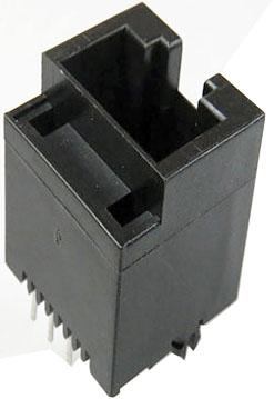 Abracon-ARJ268-320051 Steckverbinder, Telefon und Telekommunikation Conn RJ-45 RCP 8 POS 1.27mm Solder ST Thru-Hole 8 Terminal 1 Port Tray