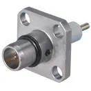 HUBER+SUHNER-13_BMA-50-0-1/199_NE RF-Steckverbinder Conn BMA 0Hz to 18GHz 50Ohm ST Flange Mount PL Gold Over Nickel Single