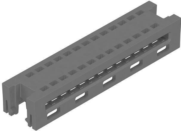 HARTING Technology Group-15390260602000 Connector Accessories Connector Accessories Guide Straight Liquid Crystal Polymer Black