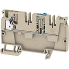 Weidmuller-2428980000 Bloques terminales del conector Conn Distribution Terminal Block 1 POS Push-In Spring DIN Rail 20A