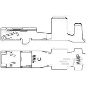 TE Connectivity-1326030-2 Connector Contact Contact SKT Crimp ST Cable Mount 18-20AWG Reel