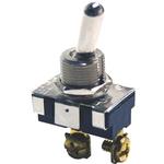 NTE Electronics-54-594 Kippschalter Switch Toggle (ON) None OFF SPST Round Bat Lever Screw 20A 250VAC 745.7VA Panel Mount with Threads
