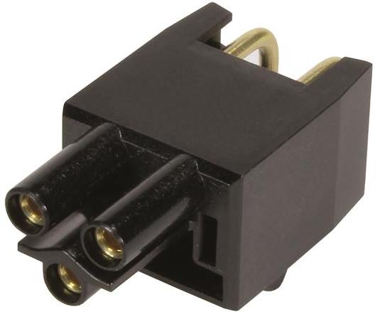 HARTING-09465003400 电源连接器 HPP V4 Power insert THT 250V/16A 3p 90°