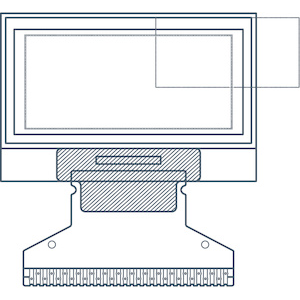 Vishay-OLED-128O064D-WPP3N00000 OLED-Module White OLED Display Cog Display 3V 30-Pin