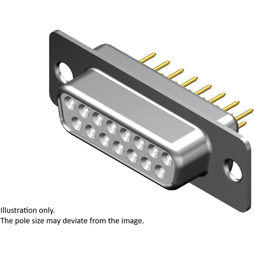Molex-1731090125 Steckverbinder, D-Sub Conn D-Sub M 50 POS 2.84mm Solder ST Thru-Hole 50 Terminal 1 Port Carton