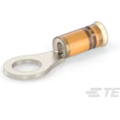 TE Connectivity-321898 Terminali connettore Ring Tongue Terminal 16-22AWG Nickel Orange 20.22mm Gold Over Nickel Loose