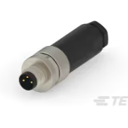 TE Connectivity-T4011008031-000 Connector Circular Conn M8 Circular PIN 3 POS Screw ST Cable Mount 3 Terminal 1 Port