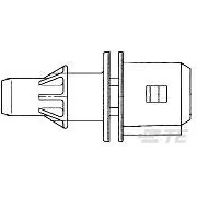 TE Connectivity-106462-1 Connector Discrete Wire Housing Conn Housing RCP 2 POS 5mm Crimp ST Cable Mount Black Box