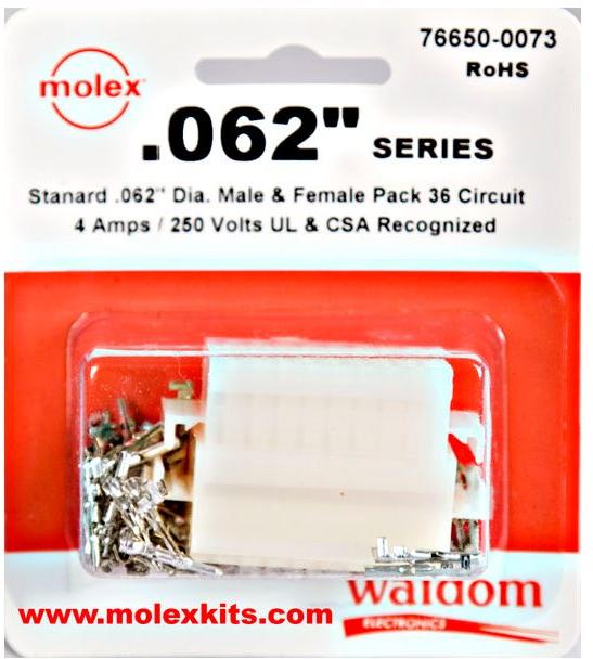 Molex-76650-0073 Juegos de componentes Wire-to-Wire Power Connectors Kit