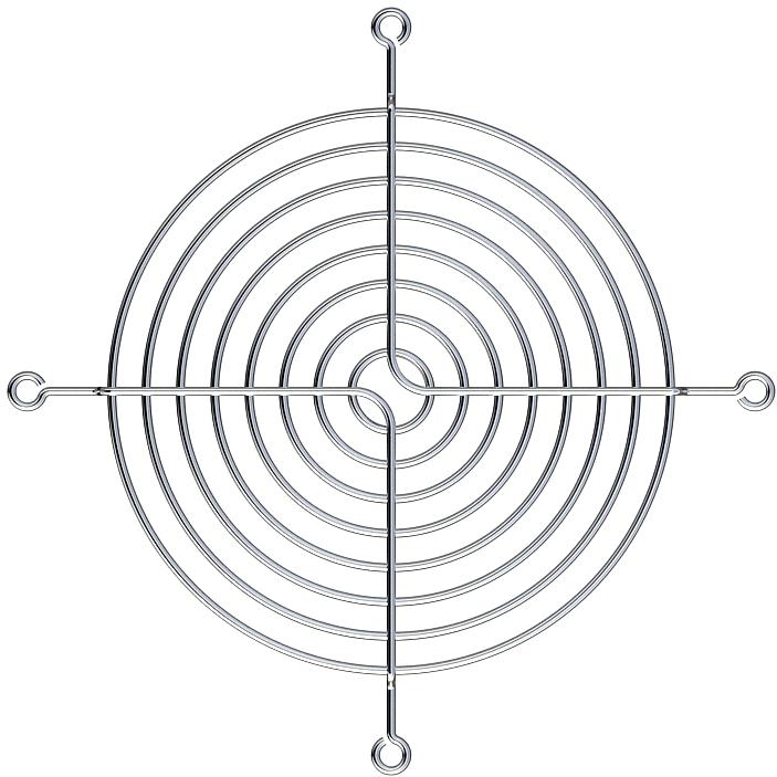 GardTec-SC120-W5SS Accessoire de gestion thermique Thrml Mgmt Access Fan Guard 120mm Stainless Steel