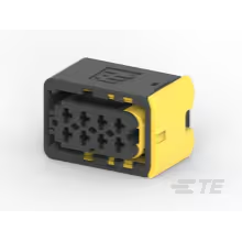 TE Connectivity-1-1670894-1 Custodia filo connettore dedicato Conn Housing RCP 8 POS 6mm Crimp ST Cable Mount Black Box