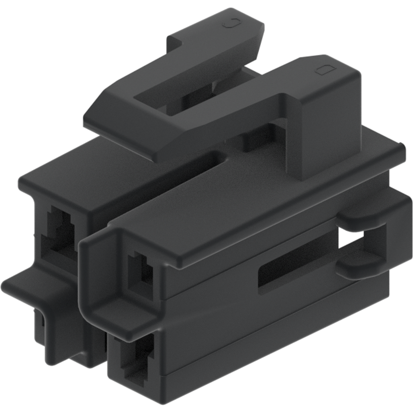 Delphi-13517799 Einzeladersteckverbinder, Gehäuse Conn Housing RCP 4 POS Crimp ST Cable Mount Black