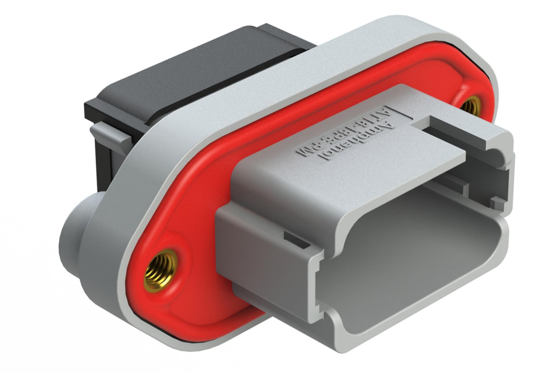 Amphenol-AT16-18PE-PM11 Einzeladersteckverbinder, Gehäuse Conn Housing PL 18 POS Crimp ST Panel Mount Gray