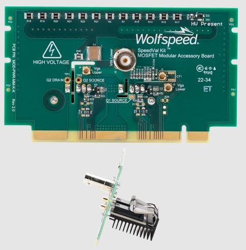 WOLFSPEED, INC-MOD-PWR-MM-E3M0021120K 电源管理开发电路板和套件 E3M0021120K Gate and Power Driver Daughter Card