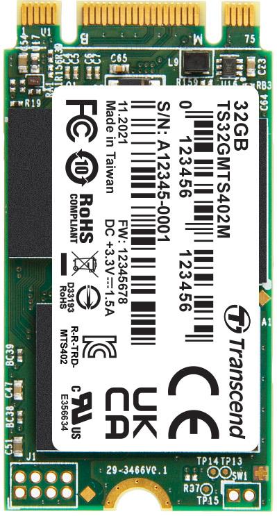 Transcend Information-TS32GMTS402M Solid State-Laufwerke SATA III M.2 SSDs