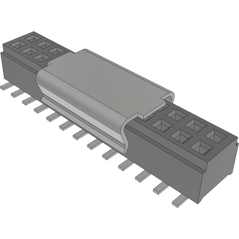 Samtec-CLM-113-02-FM-D-P-TR Connector Headers and PCB Receptacles Conn Micro Socket Strip SKT 26 POS 1mm Solder ST SMD T/R