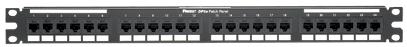 Panduit-DP246X88TGY Steckverbinder, Telefon und Telekommunikation Conn RJ-45 F 192 POS Punch Down ST Panel Mount 192 Terminal 24 Port Cat 6a