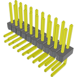 Conn Unshrouded Header HDR 20 POS 2.54mm Solder RA Side Entry Thru-Hole Bulk