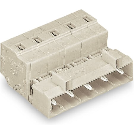 WAGO-723-602 Connector Terminal Blocks Conn PC Terminal Block M 2 POS 7.5mm Spring Clamp ST Cable Mount 15A Box