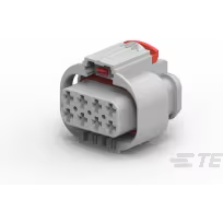 TE Connectivity-2-2109441-5 Einzeladersteckverbinder, Gehäuse Truck Bus and Off-Road Connectors MCP 2.8 8/6P PLUG ASSY B-GRY/C