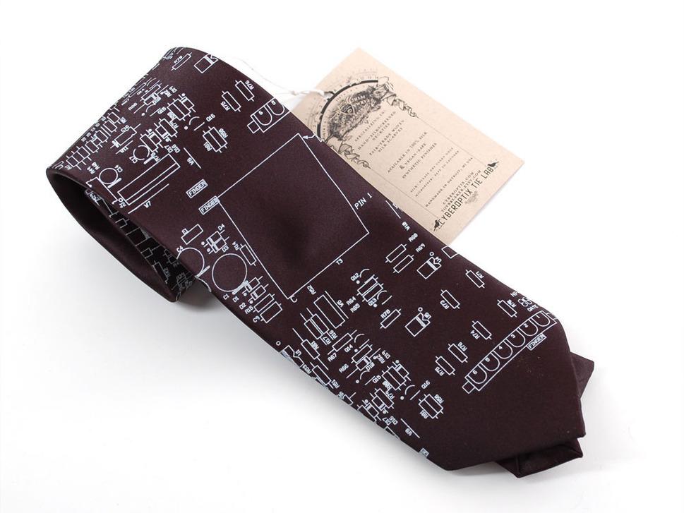 Adafruit Industries-486 Divers produits Circuit board necktie Resistor - Black with silver ink narrow