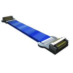 Samtec-HLCD-40-05.25-TL-TLS-1-T Kabelbaugruppen Koaxial Cable Assembly Coaxial 0.133m 38AWG Board to Board to Board to Board F/M-F/M Bag