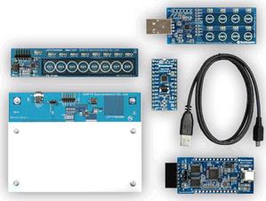 onsemi-LC717A00ARGEVK Placas y kits de desarrollo del sensor Capacitance-Digital-Converter IC For Electrostatic Capacitive Touch Sensors Evaluation Board