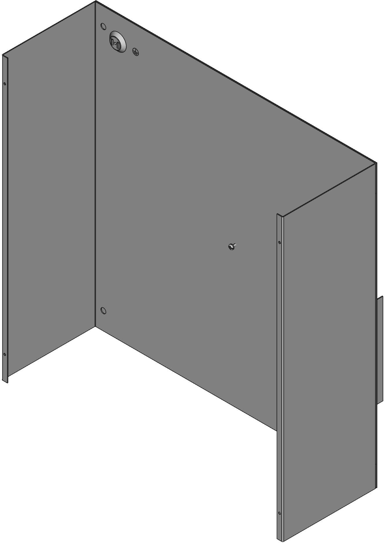 Hammond Manufacturing-CS24248 Cajas, compartimentos y anaqueles Gray Mild Steel Wall Mount Junction Box