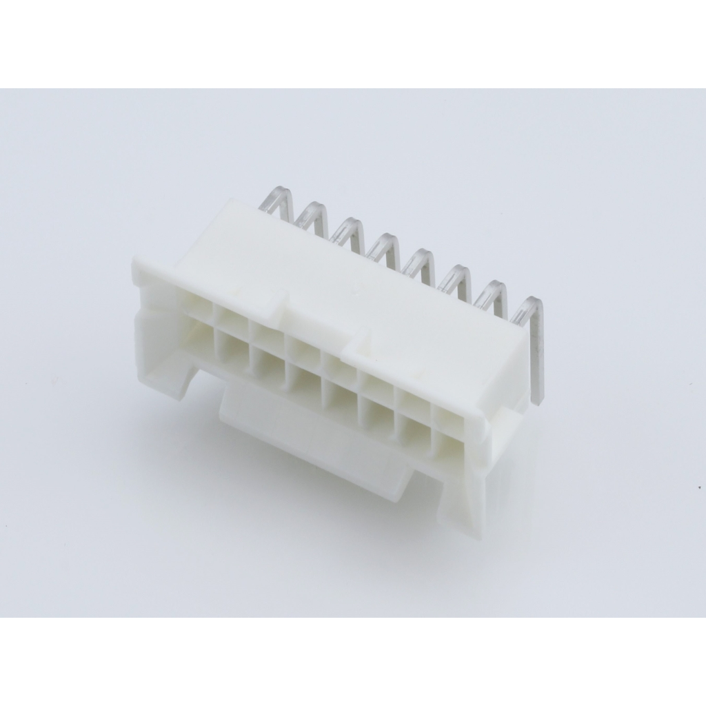 Molex-0015249164 Raccordement d'alimentation Conn Power M 16 POS 4.2mm Solder RA Thru-Hole 16 Terminal 1 Port Mini-Fit® BMI Tray