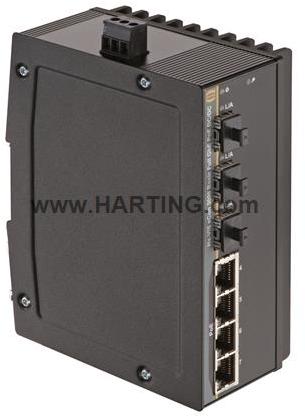 HARTING-24035043320 Ethernet-Schaltern Ethernet Switch 4-Port 1000Mbps