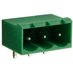 Conn Shrouded Header (4 Sides) M 3 POS 5.08mm Solder RA Side Entry Thru-Hole