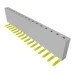 Samtec-SSW-116-02-G-S-RA Steckverbinderleisten und Leiterplattenbuchsen Conn Socket Strip SKT 16 POS 2.54mm Solder RA Side Entry Thru-Hole Layer