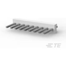 TE Connectivity-640383-9 Connector Headers and PCB Receptacles Conn Unshrouded Header HDR 9 POS 3.96mm Solder ST Top Entry Thru-Hole Package