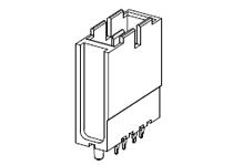 Molex-75492-1053 背板连接器 Conn Backplane HDR 4 POS 2.6mm Press Fit ST Thru-Hole GbX® Tube