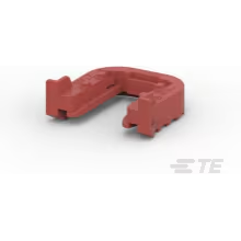 TE Connectivity-1703810-2 连接器配件 Connector Accessories Fixing Slide Straight Red Carton