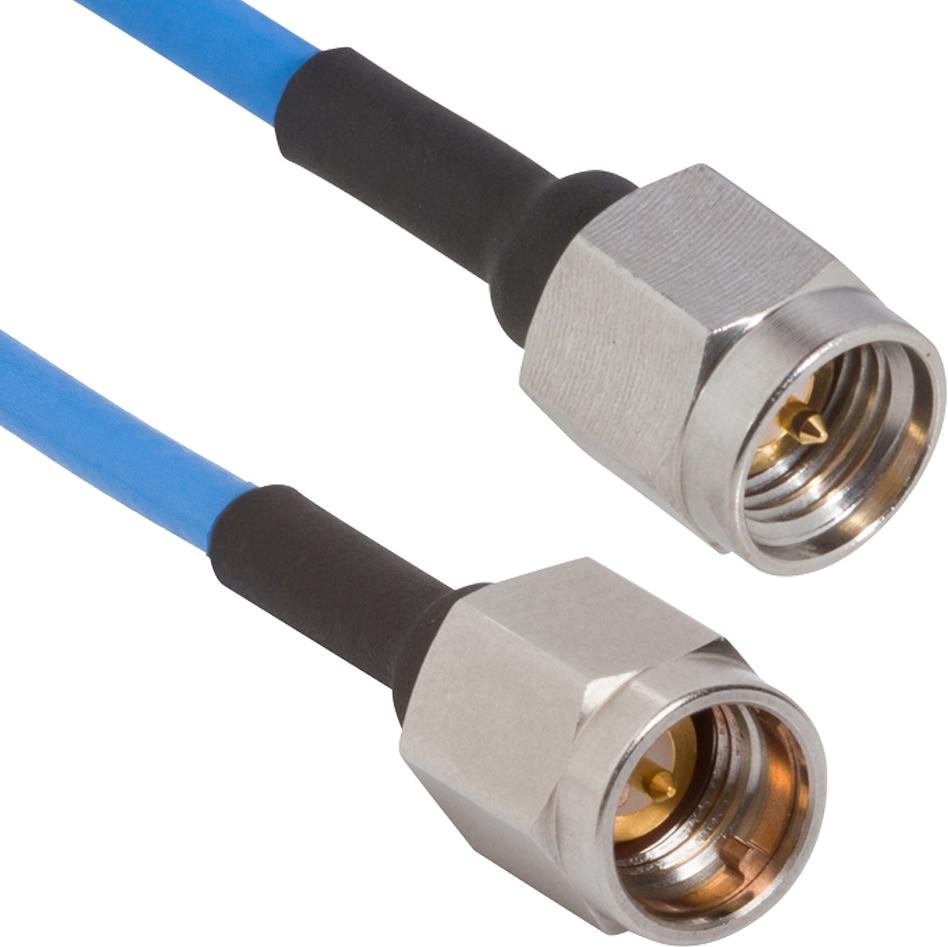 Amphenol-7029-3413 Kabelbaugruppen Koaxial Cable Assembly 0.085 T-FLEX 405 0.152m SMA to SMA M-M Bag