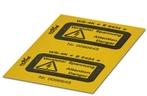 PHOENIX CONTACT-WS-4K Labels Labels Adhesive Label Polyethylene Foil Yellow/Black 23.5x13x0.1mm