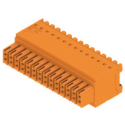 Weidmuller-1277410000 Steckverbinder, Klemmenblöcke Conn Plug-in Terminal Block F 28 POS 3.5mm Push-In Spring ST Cable Mount 9.5A Box