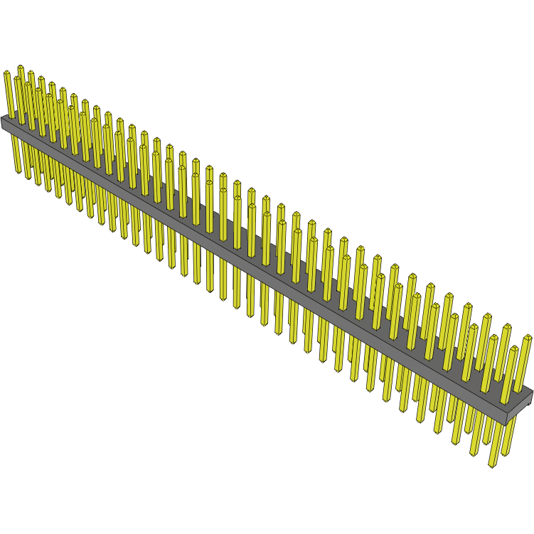 Samtec-MTMM-136-10-G-D-245 Steckverbinderleisten und Leiterplattenbuchsen Conn Unshrouded Header HDR 72 POS 2mm Solder ST Top Entry Thru-Hole Bulk